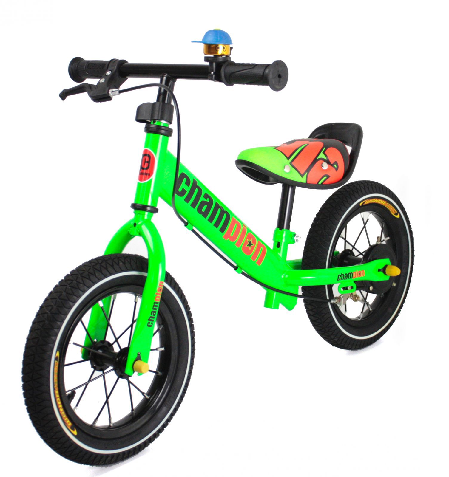 RCskladem Nejhezčí dětské sestavené kovové odrážedlo Champion s drátěnými koly scoot1Compgreen zelené