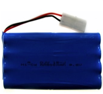 RCskladem Baterie Ni-Cd 9,6V 700 mAh 1:1 RTR Bat96V700mAh mod/zlu