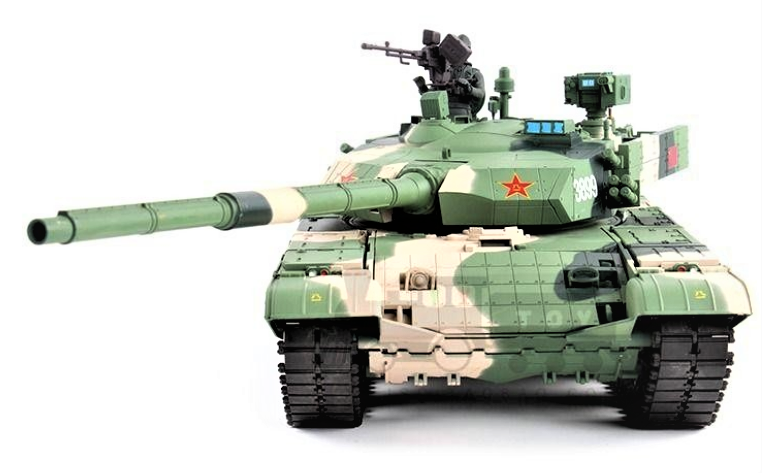 RC Panzer ZTZ 99MBT 1:16, Rauch- und Soundeffekte, Stahlzubehör, schießt Kugeln