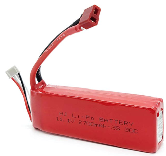 Feilun Baterie Li-Po 11,1V 2700mAh RTR 1:1 Bat2700mAh111V červená