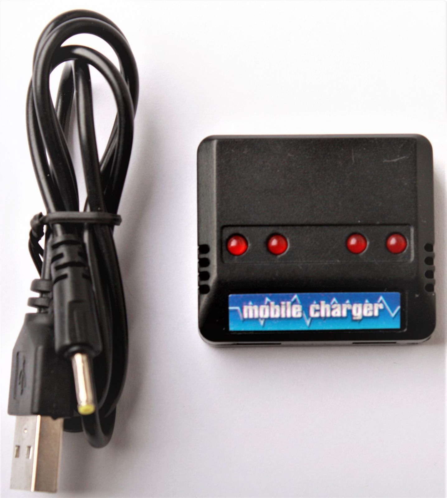 RCskladem USB nabíjecí kabel s redukcí Syma X5 RTR 1:1 NabSymaRedX5c černý