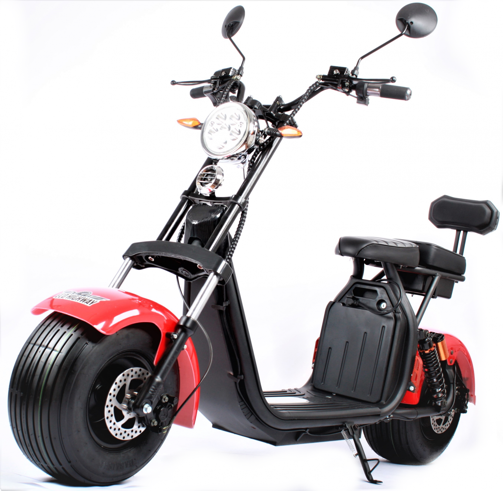 RC IN STOCK ECO HIGHWAY Electric Scooter 2000W BLACK LINE ARTR 1:1 A39Yred red